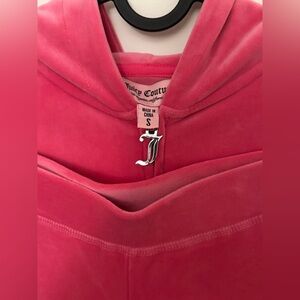 Juicy Couture Fuchsia Velour Jacket